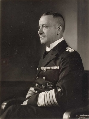 Admiral Erich Raeder commander of the Kriegsmarine